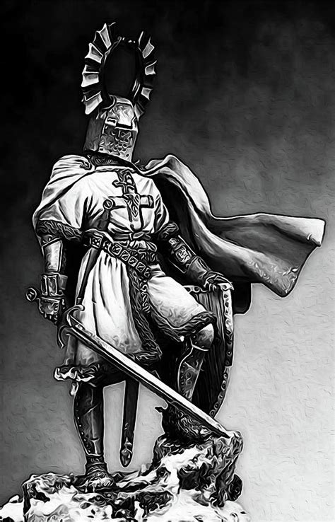 Teutonic Knight 01 Painting By Am Fineartprints Fine Art America