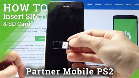 How To Insert Sim Sd Card In Partner Ps Sim Sd Card Installation