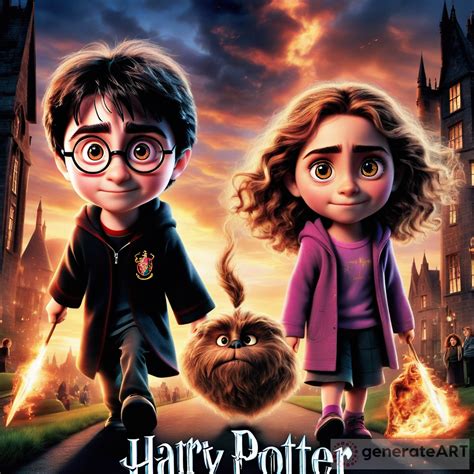 Harry Potter Hermione Granger Pixar Poster GenerateArt