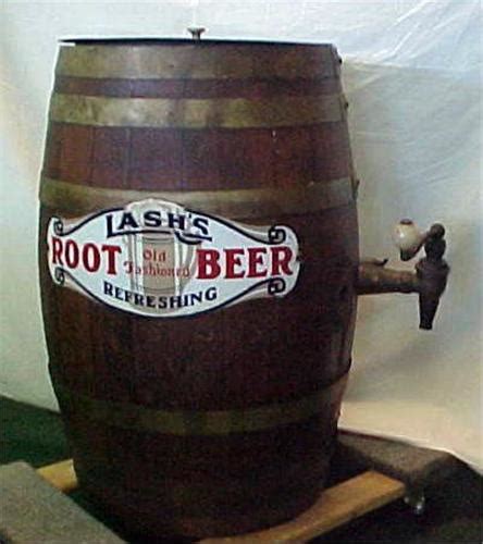 Lash's Root Beer Barrel Dispenser