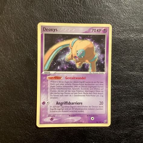 Ex Deoxys Deoxys Rare De Ab Kaufen Auf Ricardo