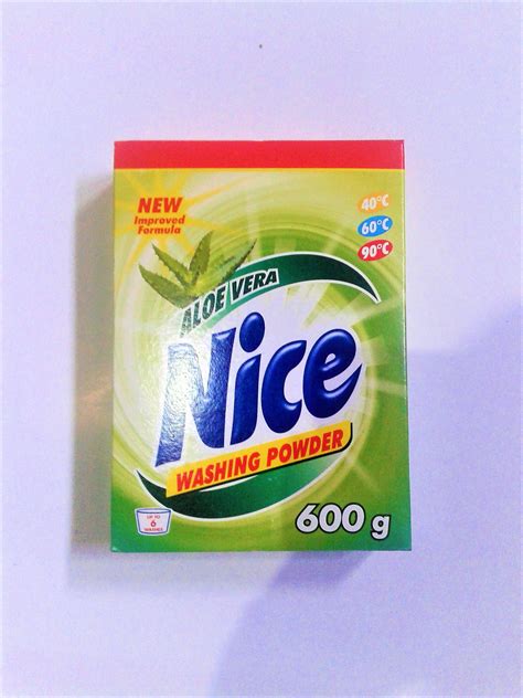Nice порошок стиральный 600гр Aloe Vera универсальний картон (х1) В7 ...