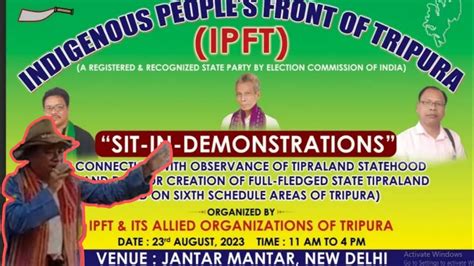 CHIMLANG BISWAJIT KALAI IPFT SIT IN DEMONSTRATIONS DELHI JANTAR