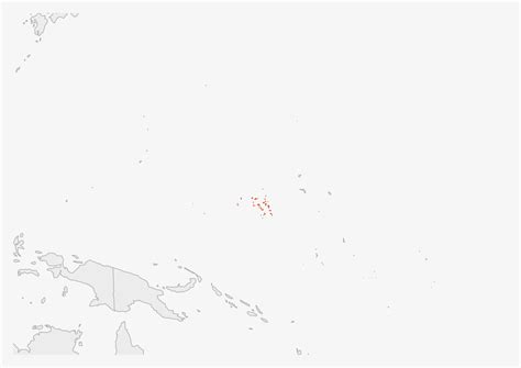 Marshall Islands map highlighted in Marshall Islands flag colors ...