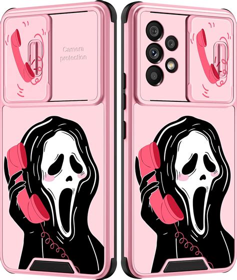 Goocrux For Samsung Galaxy A53 5g Case Skeleton For Women Girls Cute Skull Girly