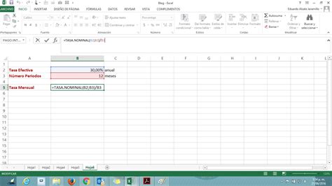 Finanzas Excel Vba Sql Y Algo M S Calcular La Tasa Mensual