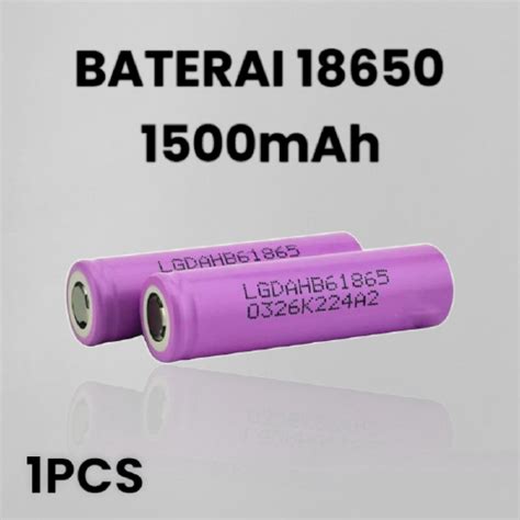 Jual Battery Batre Baterai Type 18650 1500mAh 1500 MAh Batrei Powerbank