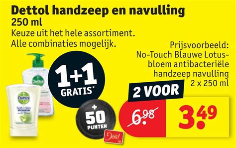 Dettol Handzeep En Navulling Ml Aanbieding Bij Kruidvat