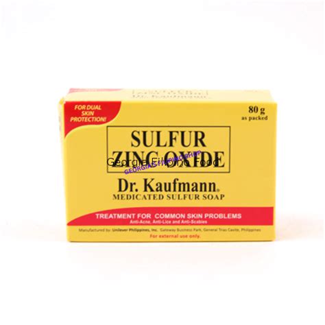 Dr Kaufmann Sulfur Zinc Oxide Soap | Georgia's Filipino Shop