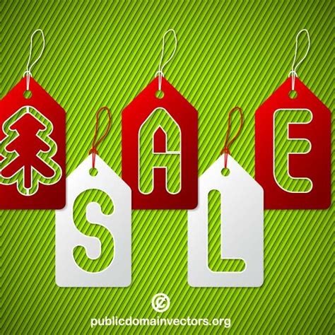 CHRISTMAS SALE ILLUSTRATION.ai Royalty Free Stock SVG Vector and Clip Art