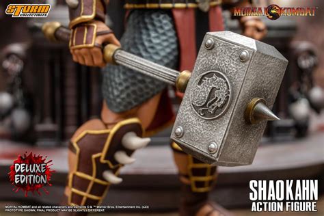 Encomenda Mortal Kombat Shao Kahn Deluxe Ver 1 12 Scale Action Figure Storm Collections