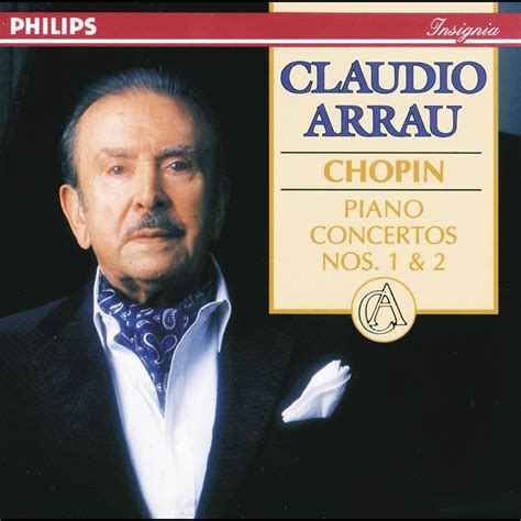 Chopin Piano Concertos Nos 1 2 De Claudio Arrau London