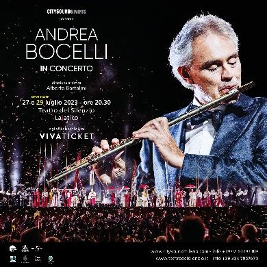 Andrea Bocelli na Toscana já estão à venda os ingressos para o 2º show