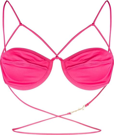 Jacquemus Le Haut De Maillot Signature Bikini Top Shopstyle Two Piece