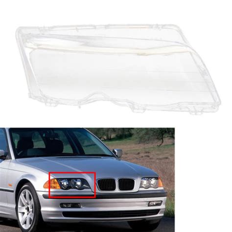 Car Front Headlight Lens Cover For Bmw Series E Door Sedan