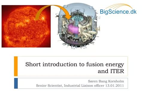 PPT - Short introduction to fusion energy and ITER PowerPoint ...