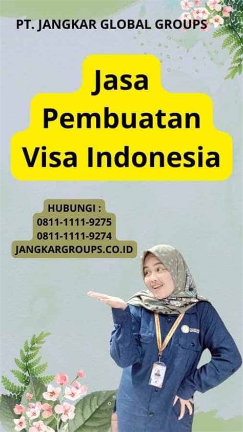 Jasa Pembuatan Visa Indonesia Jangkar Global Groups