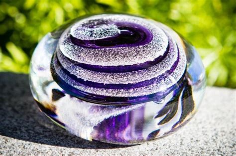 Swirl Paperweight With Cremation Ash By Jilli 119 00 Ashes In Glass