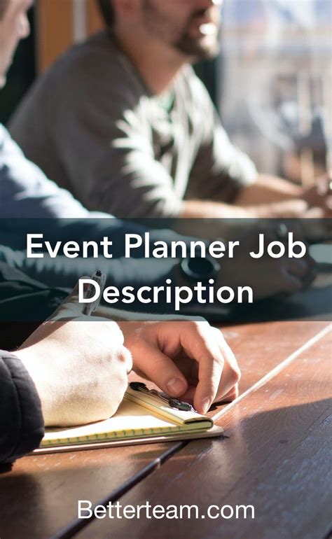 Event Planner Job Description Artofit