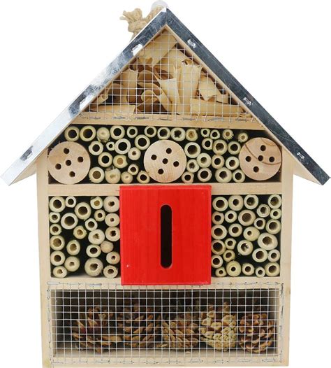 Sunnygalde Large Insect House Hand Made Natural Wooden