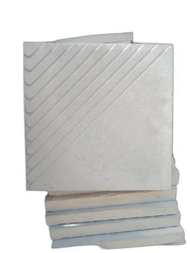 Glossy Grey Square Cement Parking Tile For Flooring Thickness Mm