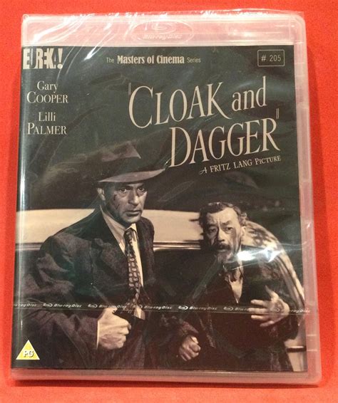 Cloak And Dagger Fritz Lang Blu Ray 2 Dvd Discs Sealed