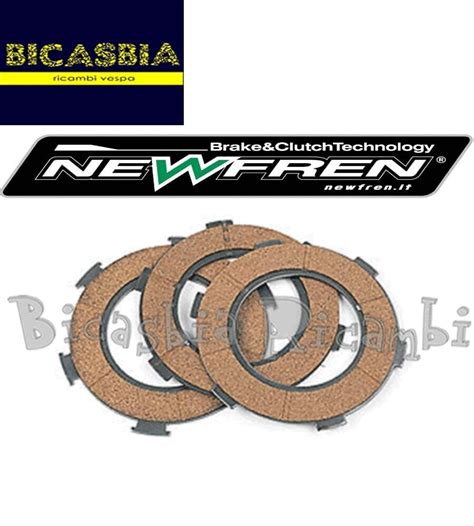 12575 NEWFREN DISCHI CAMPANA FRIZIONE A 3 VESPA 200 PX PX