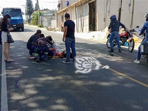 Motociclista Atropella A Mujer En Avenida De Xalapa