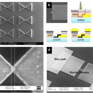 Device Structure Gold Nano Antenna Of 100 Nm In Thickness Is Mounted