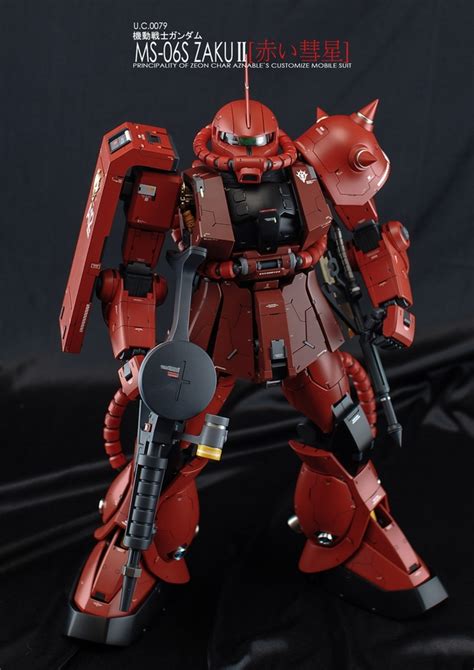 Custom Build Pg Char S Zaku Ii Detailed