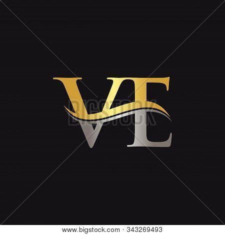 Initial Ve Letter Vector Photo Free Trial Bigstock