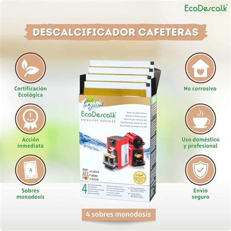 Descalcificador Ecol Gico Cafeteras Sobres Ecodescalk