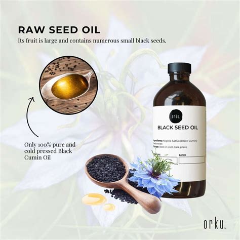 Orku 100ml Pure Black Seed Oil 100 Nigella Sativa Cumin Seed Unfiltered Cold Pressed Woolworths