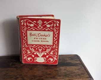 Vintage Betty Crocker S Picture Cookbook Commemorative Edition Etsy