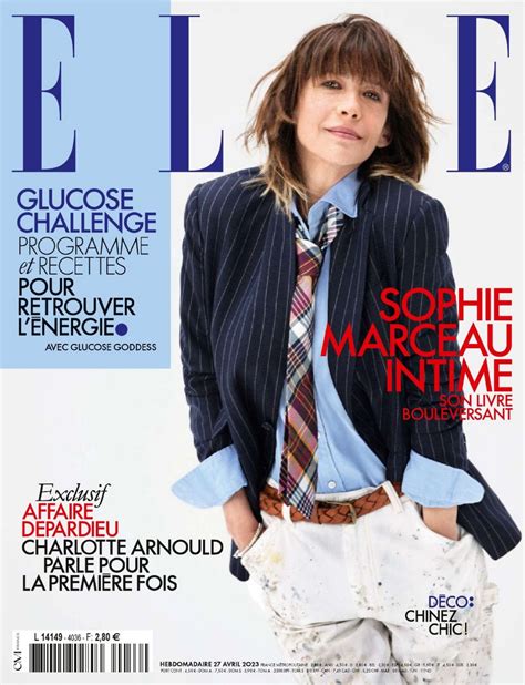 Sophie Marceau ELLE Magazine France 04 27 2023 CelebMafia