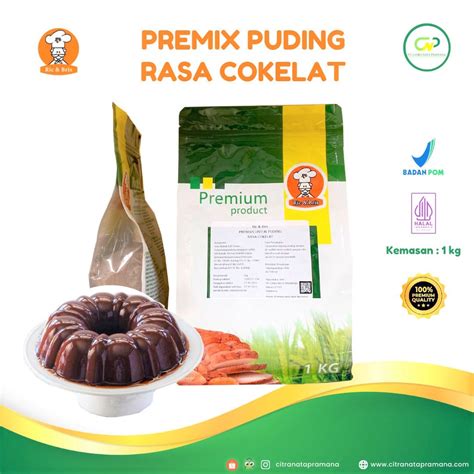 Jual R B Premix Pudding Chocolate Tepung Puding Coklat Silky