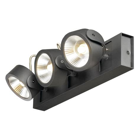 Kalu Led Applique Plafonnier Noir Led W K Slv