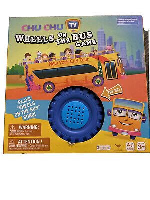 Wheels on the Bus Board Game Children Toddler Matching Learning Chu Chu ...