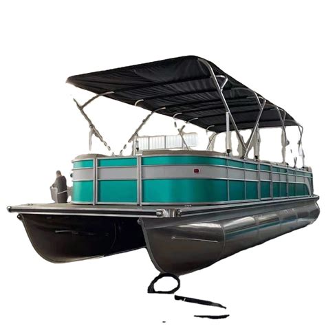 2023 27ft New Pontoon Boats Kits Prices Aluminum Luxury Pontoon Boat For Sale China Yacht