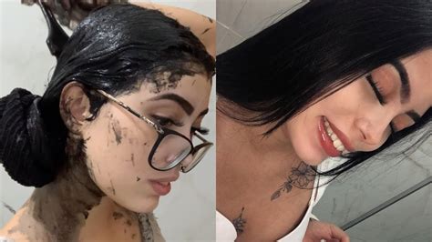 Pintando O Cabelo De Preto Youtube