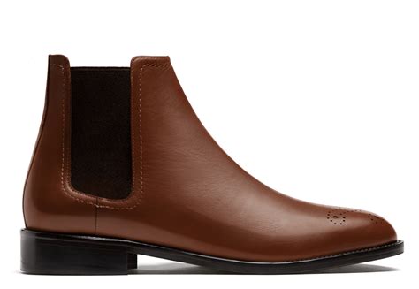 Chelsea Boots In Brown Leather