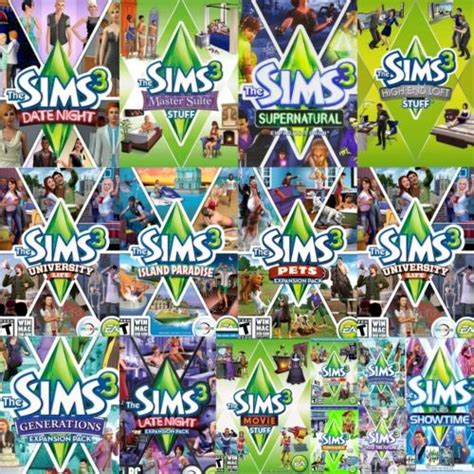 The Sims 3 PC STEAM Ultimate Collection All Expansions Pack DLC