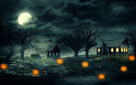 Halloween Landscape Wallpapers - Top Free Halloween Landscape ...