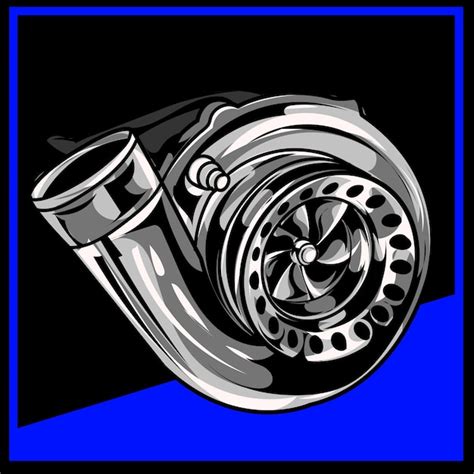 premium vector turbo illustration design