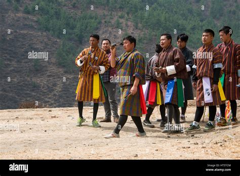 Bhutan Paro Capital Of Paro District Aka Dzongkhag Khuru Darts