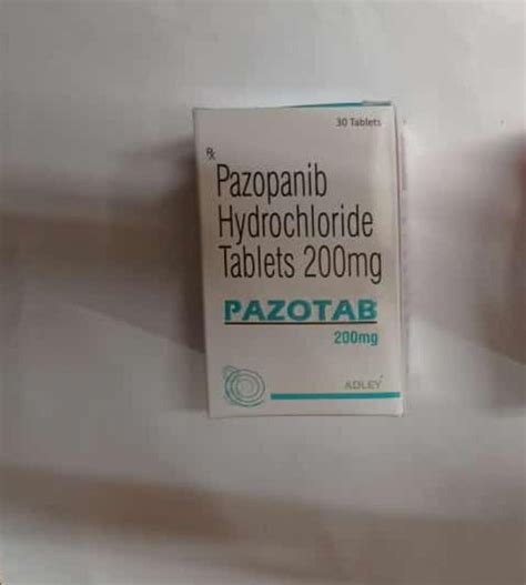 Pazopanib PAZOPANOB 200 MG TABLET ADLAY At Rs 2225 Bottle In New Delhi