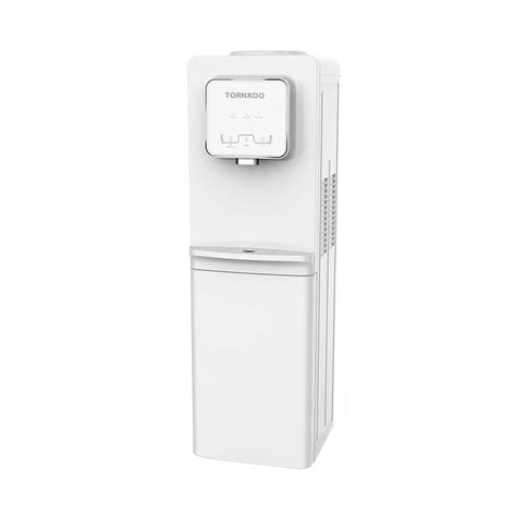 TORNADO Cold Normal And Hot Water Dispenser With Cabinet Tap White TWD T W