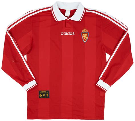 1997 98 Real Zaragoza Away L S Shirt 8 10 M