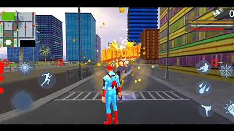 Spider Rope Hero Miami City Battle Gangster Crime Simulator Gameplay By