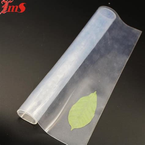 High Temperature Clear Thin Transparent Silicone Rubber Sheet By